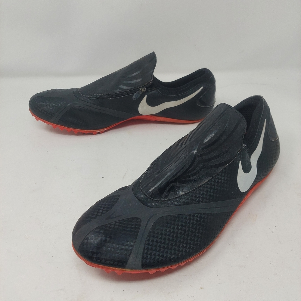 Nike Zoom Celar 3 Track Field Running Cleats Black Red Athletic Shoes Size 12.5